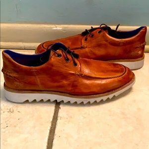 Bed Stu cognac rustic Shackleton derby shoe 10.5